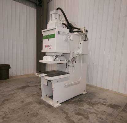 Image 3 for 50 Ton, PH Hydraulics #OGF-50, C-frame press, 6" stroke, 7" daylight, 25 HP, never used, #12269