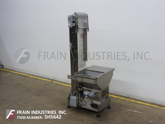 Image 1 for New England #HECS10, automatic, Stainless Steel, waterfall style capacity elevator/feeder & sorter, 50-300 caps/minute