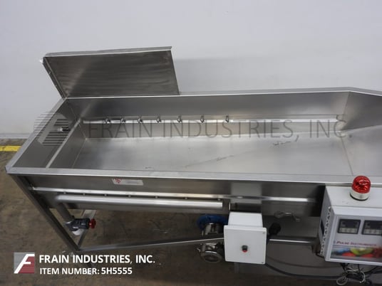 Image 2 for TS Design Jetted Flume Wash, Stainless Steel, jet spray destoner designed to wash & remove stones & sand from leafy products