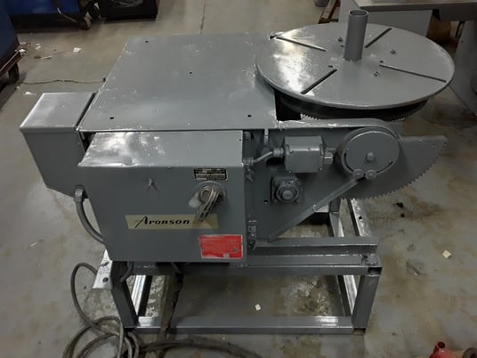 Image 2 for 1000 lb. Aronson #HD10A-PTVR2, welding positioner, 6000 lb. max torque in rotation, 24" table diameter, 460 V., #83871