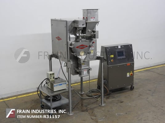 Image 1 for Fitzpatrick #IR520, 316 Stainless Steel, compact roller compactor chilsonator with onboard Stainless Steel Fitzmill M5A hammermill