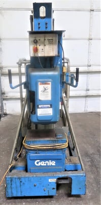 Image 4 for 350 lb. Genie #IWP-24, single man lift, 24' platform hght, battery operated, onboard charger, 2002