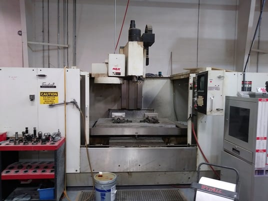 Image 1 for Fadal #VMC6030HT, 21 automatic tool changer, 60" X, 30" Y, 30" Z, 10000 RPM, #40, 22.5 HP, box ways, 1994