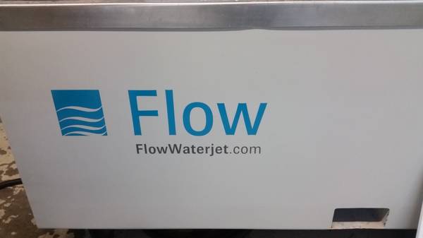 Image 3 for Flow Mach 2 2016 B, waterjet, 6' x 10', 55000 psi, 78"X, 122"Y, 8"Z, 500 IPM, Ultrapierce, 50 HP, water recovery, 2016