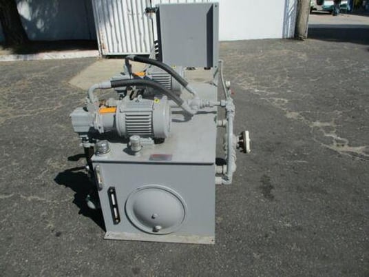 Image 3 for Continental Hydraulic #PVR50-42A15, hydraulic pumps, (2) 10 HP pumps, (1) 5 HP pump, controls, valves, heat exchanger, (3 available)