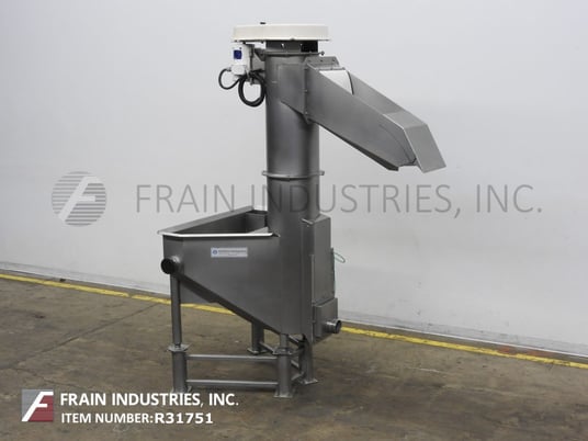 Image 1 for Vanmark #Hydrolift, 304 Stainless Steel, destoner and rinser, 1000-25000 lbs/Hr., 2 function operation, w/31" L x 48" W x 26" D Stainless Steel hopper