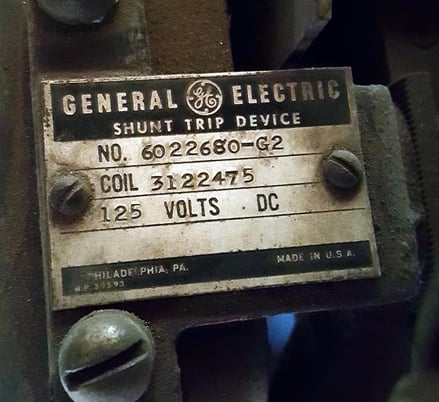 Image 4 for 2000 Amps, General Electric, MC-6-A, D.C., slate mounted, 750 Volts