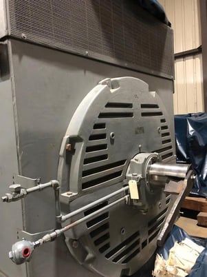 Image 2 for 4000 KW, 1200 RPM, General Electric, 4160V., unused, stored ready to install Frame 8160, 6 pole