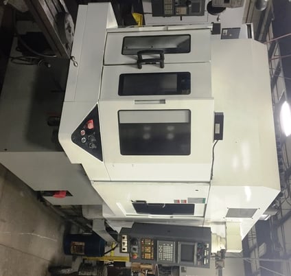 Image 8 for Enshu #JE40, CNC horizontal machining center, 30 automatic tool changer, 15.7" X, 19.7" Y, 15.7" Z, 10000 RPM, #40, 7.5 HP, (2) 15.7" pallets, Fanuc 18M, 1 deg. indexing, 1999