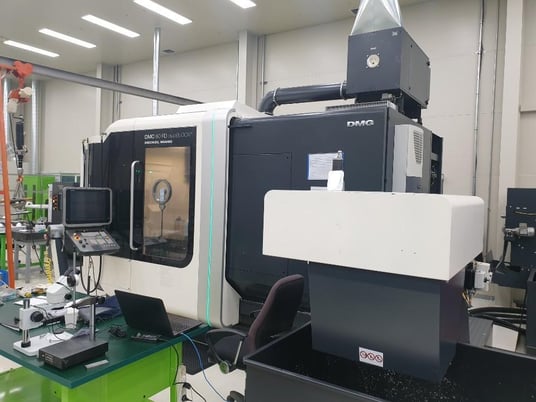 Image 1 for DMG #DMC-60FD-duoBlack, CNC 5-Axis horizontal machining center, Siemens Control, 630mm Rotary Table, automatic tool changer, Chip Conveyor, 2011