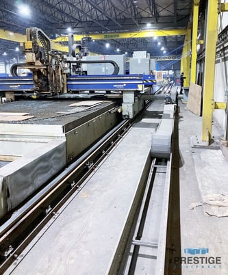 Image 2 for Messer #TMC4512 Gantry' s on shared slagger table, each with 5-Axis 400XD plasma, 2-Oxy, 65 HP Drill, 2013, #31365 (2 available)