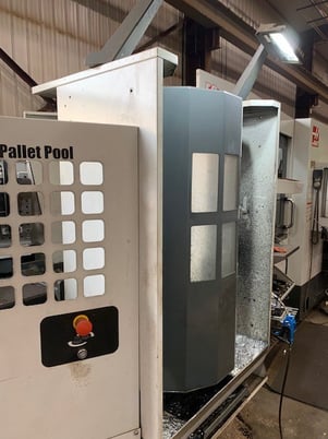 Image 1 for Haas #EC-400PP, 100 automatic tool changer, 22" X, 25" Y, 22" Z, 8100 RPM, #40, 30 HP, 300 psi thru spindle coolant, 2019