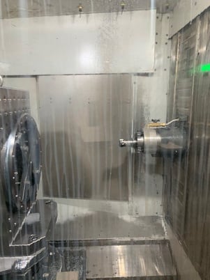 Image 3 for Haas #EC-400PP, 100 automatic tool changer, 22" X, 25" Y, 22" Z, 8100 RPM, #40, 30 HP, 300 psi thru spindle coolant, 2019