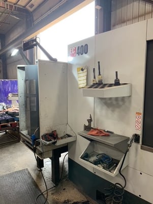 Image 4 for Haas #EC-400PP, 100 automatic tool changer, 22" X, 25" Y, 22" Z, 8100 RPM, #40, 30 HP, 300 psi thru spindle coolant, 2019