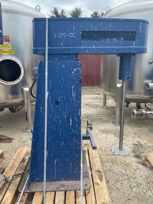 Image 5 for Hockmeyer mixer disperser, 10 HP, 1760 RPM, explosion proof motor, 208-230/460 V., 3-phase, 34" L x 1.5" diameter Stainless Steel shaft