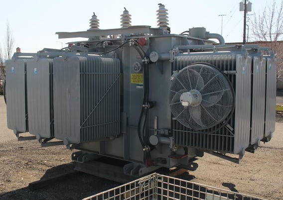 Image 3 for 3750/5000 KVA 34500 Primary, 600/346 Secondary, Siemens, oil filled substation transformer