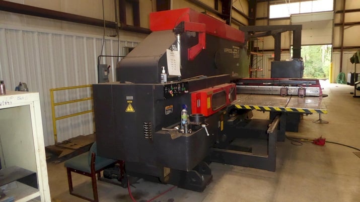 Image 2 for 30 Ton, Amada #Vipros-357-Queen, CNC turret punch, Fanuc Control, 45 stations, #WAR001