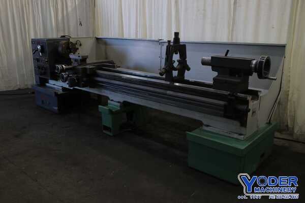 Image 1 for 22" x 120" Harrison #M550, gap bed engine lathe, 15" swing over cross slide, 3-jaw 12" chuck, inch/metric, #74473