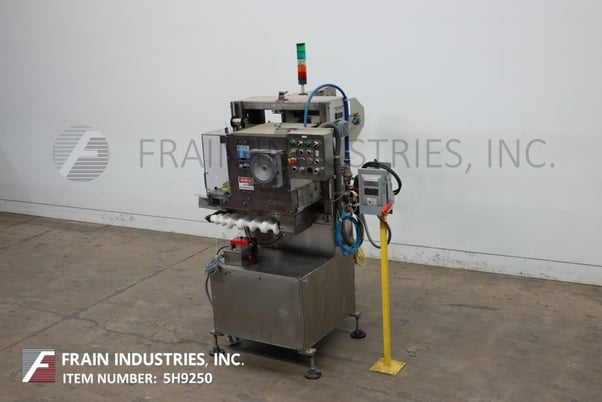 Image 5 for PDC Intl. Corp #75M, automatic shrink sleeve labeler, tamper evident neck bander and shrink tunnel rated from 0-300 containers per minute