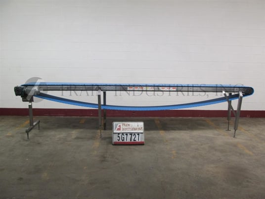 Image 1 for 14-1/2" wide x 14.7' long, Span Tech #ST, Stainless Steel table top conveyor