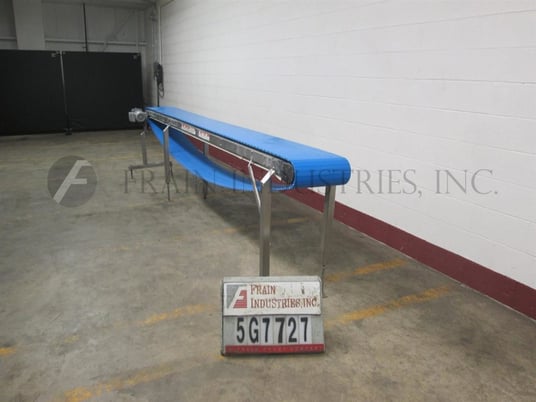 Image 5 for 14-1/2" wide x 14.7' long, Span Tech #ST, Stainless Steel table top conveyor