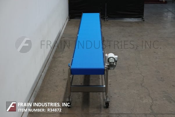 Image 3 for 24" wide x 20' long, BMI / Benda, table top conveyor, Stainless Steel frame