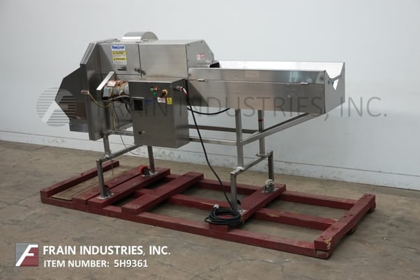 Image 5 for Urschel Laboratories Inc#TRS2500, 64" long v-belt product in feed, 25" OD cutter with interchangeable Stainless Steel cutting wheels, sanitary, Stainless Steel design