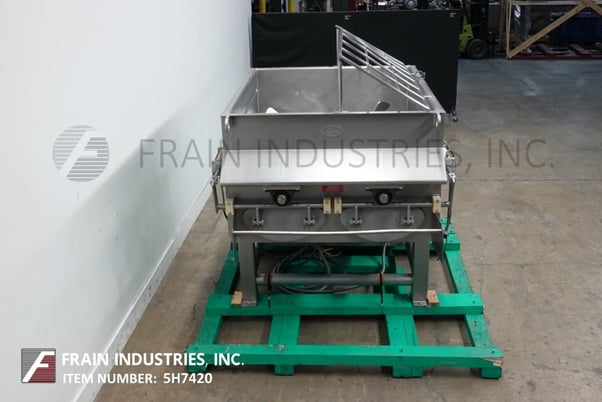 Image 3 for 60 cu.ft. Rietz #RS-28-K5606, dual trough ribbon blender, 304 Stainless Steel, (2) 30 HP chain to sprocket motor drives