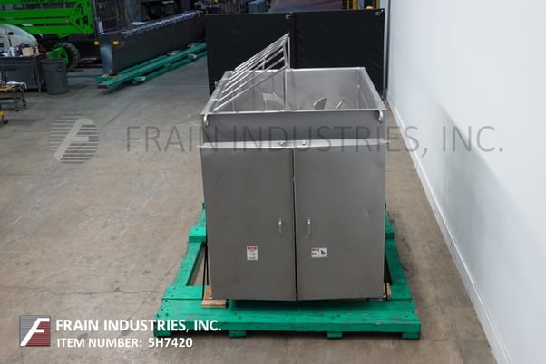 Image 4 for 60 cu.ft. Rietz #RS-28-K5606, dual trough ribbon blender, 304 Stainless Steel, (2) 30 HP chain to sprocket motor drives
