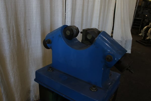 Image 5 for 11" Heavy duty pipe & bar roller type steady rest, 24" x 30" base, #74483 (2 available)