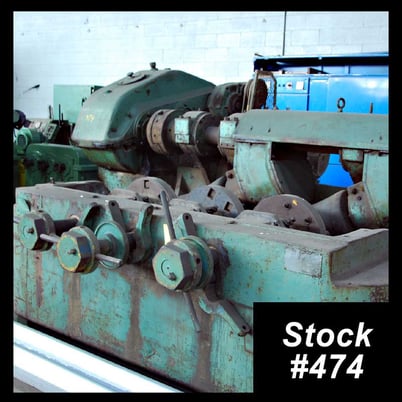 Image 1 for 4-5/8" x 1/2" Sutton #2-25, 5-roll straightener, 12-15/32" roll diameter, 40 HP motor