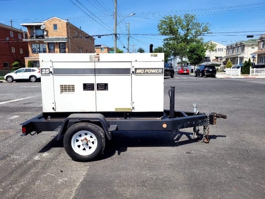 Image 1 for 21 KW Multiquip #DCA25SSIU2, trailer mounted, sound atternuated enclosure, 120/240/208/277/480V., 4397 hours, 2013, call for price