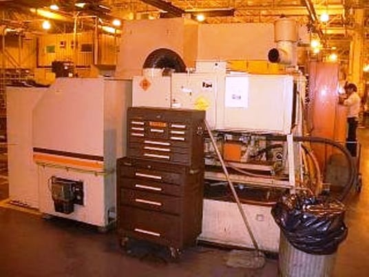 Image 5 for 96" Huffman #HS134, Fanuc 15M, 96" centers, 72" trvl, straight/spiral, Steady Rest, 1993, #11758
