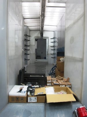 Image 2 for Reclaim Powder Coating Booth, Nordson Excel 2002 3' W x 6'-10" H opening, loaded