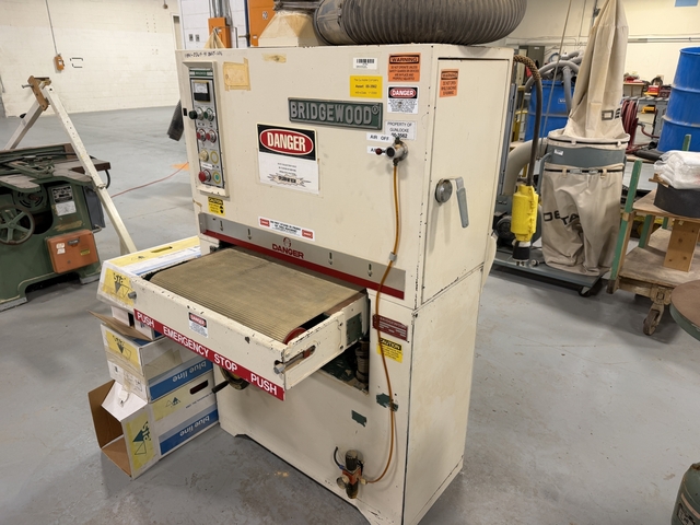 25" Bridgewood #BWB-S-25, Wide Belt Sander - Image 3