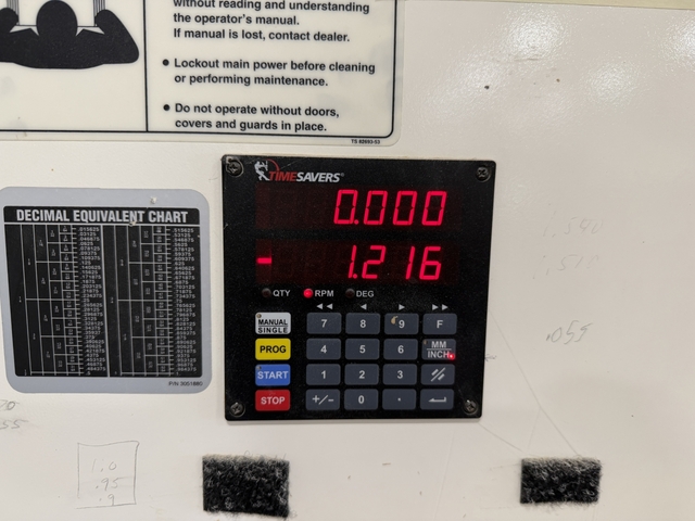 37" Timesavers #2331-23-001, 3-Head Wide Belt Sander, 5" max thickness, 37" x 75" belt, 25/20/15 HP, 15-45 - Image 7