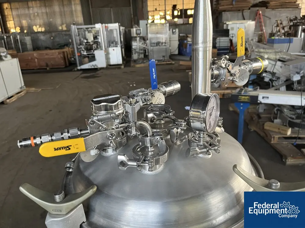 26.42 gallon Alloy Products, Receiver Tank, 316L Stainless Steel, 100 liter, 15 psi & full vacuum @ 212°F - Image 6