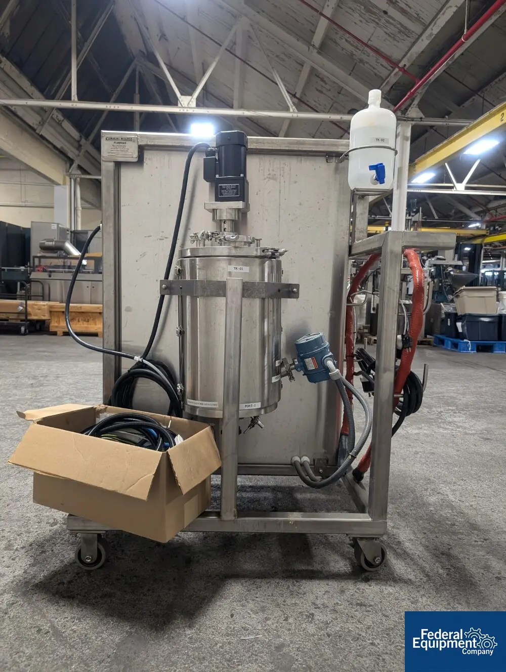 Cummins-Wagner #MA1276, Mobile Heated Tank Mixer System, Stainless Steel, Allen Bradley PanelView Plus touch - Image 4