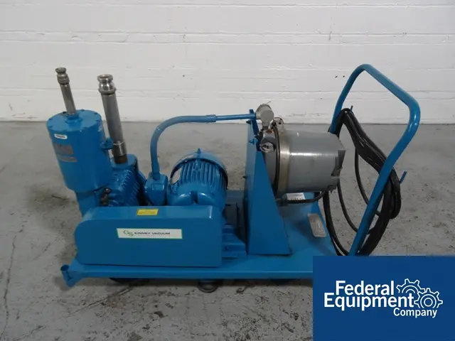 15 CFM, Kinney #KC-15, Vacuum Pump, 3 HP, 460 V., explosion proof, on cart - Image 2