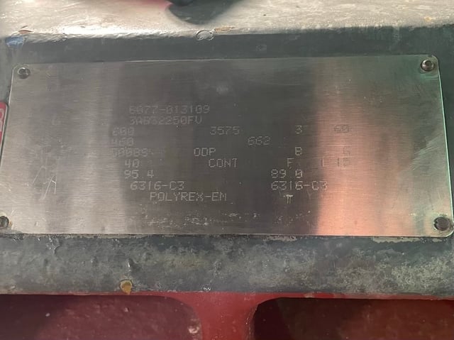 600 HP 3600 RPM Toshiba, Frame 5008S, Drip-Proof Ball Bearing, 460 Volts - Image 5