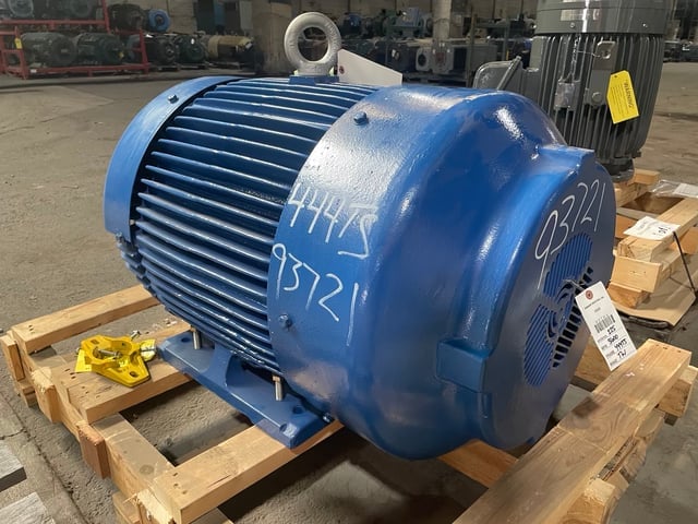 125 HP 3600 RPM Teco Westinghouse, Frame 444TS, TEFC BB, 575 Volts, New Surplus - Image 5