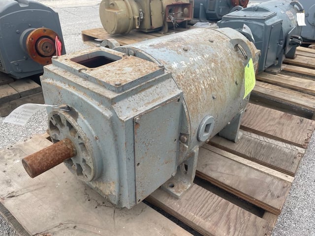 60 HP 1200 RPM General Electric, Frame 368ATY, DPFVBB, 500 VA, 300/150 VF - Image 2