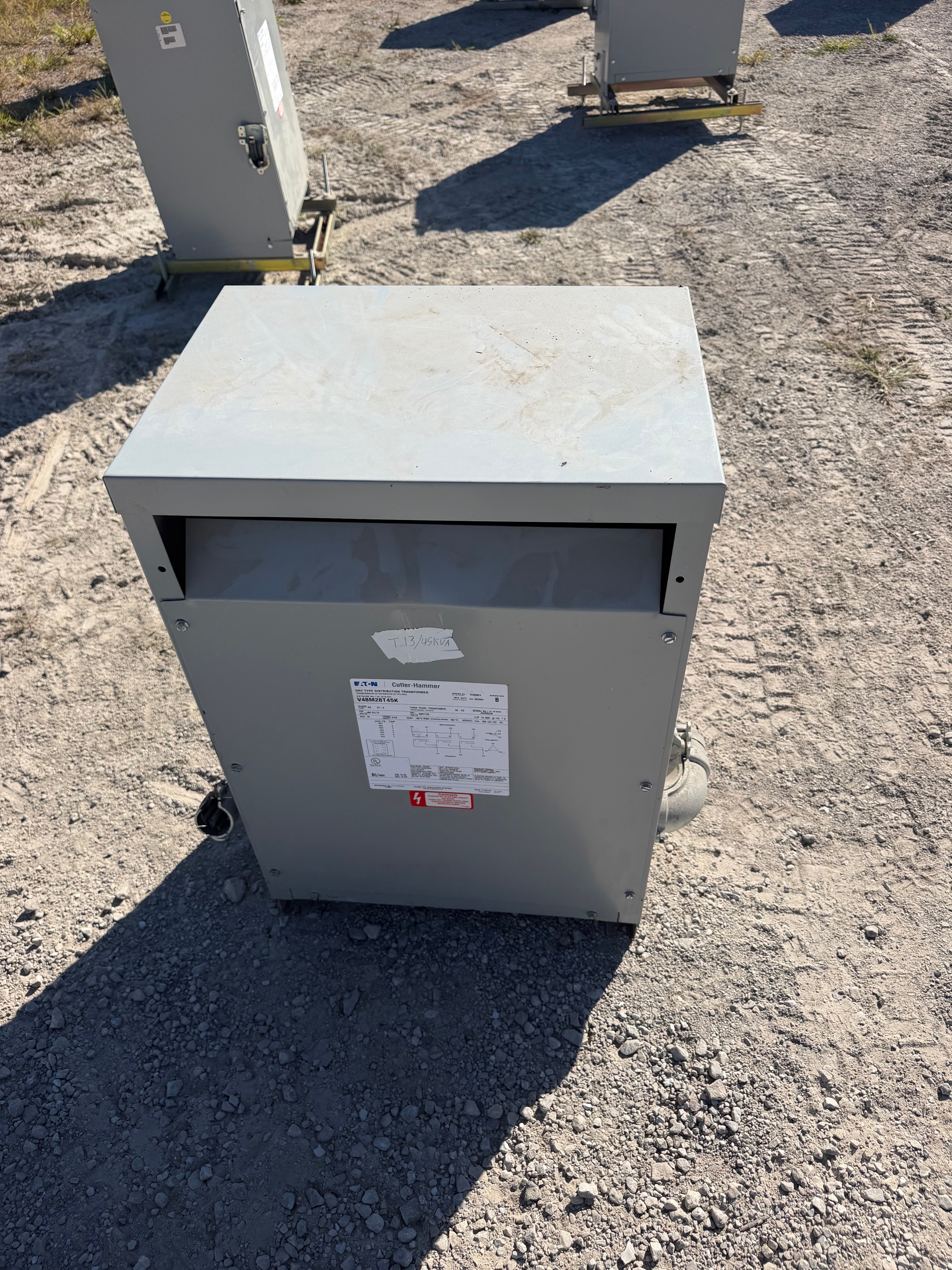 45 KVA 480 Delta Primary, 208Y/120 Secondary, Eaton Eaton Cutler-Hammer #V48M28T45K, Dry Type Transformer, 3 - Image 8