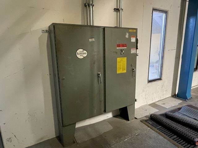Blanchard #22HD-42 vertical rotary surface grinder, 42" chuck, 48" swing, 21" under wheel, 1973 - Image 3