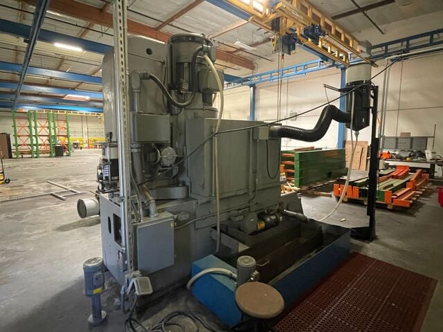 Blanchard #22HD-42 vertical rotary surface grinder, 42" chuck, 48" swing, 21" under wheel, 1973 - Image 4