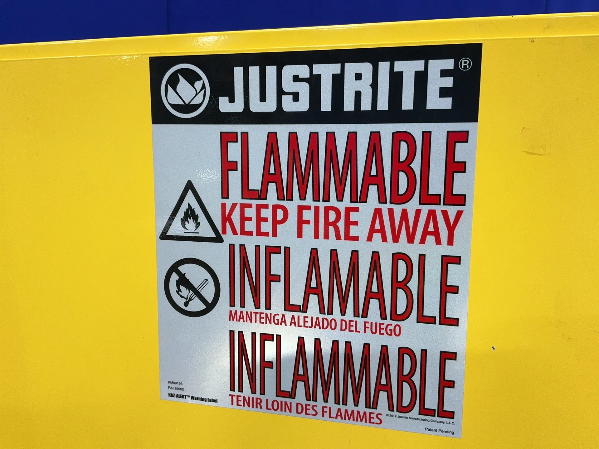 Justrite, flammable storage cabinet, 110 gallon - Image 2