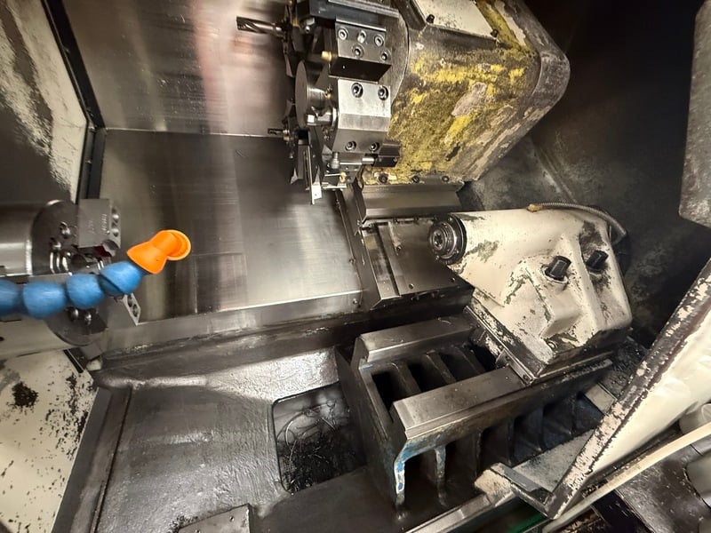 Daewoo Doosan #PUMA-6S, CNC lathe, Fanuc O-T, 17.3" swing, 9.1" max turning diameter, 5C spindle nose, 5000 - Image 5