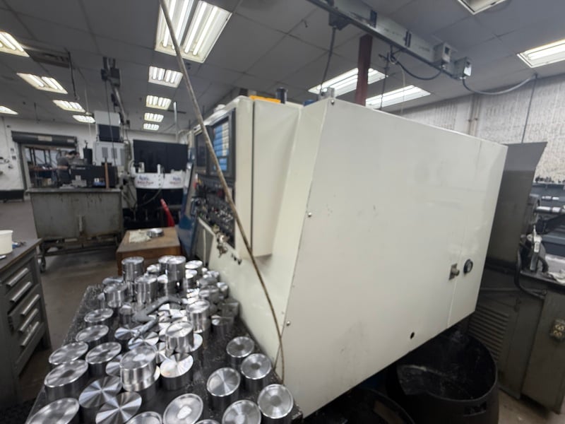 Daewoo Doosan #PUMA-6S, CNC lathe, Fanuc O-T, 17.3" swing, 9.1" max turning diameter, 5C spindle nose, 5000 - Image 7