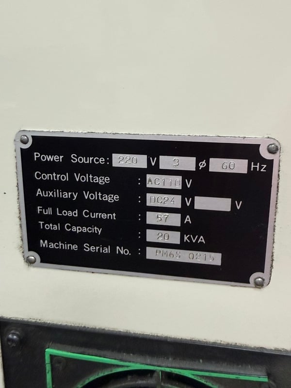 Daewoo Doosan #PUMA-6S, CNC lathe, Fanuc O-T, 17.3" swing, 9.1" max turning diameter, 5C spindle nose, 5000 - Image 9