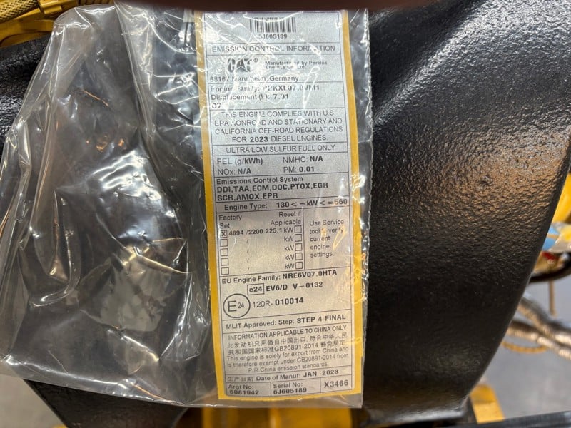 302 HP Caterpillar #C7.1, engine, Tier 4, diesel, warranty, new - Image 3